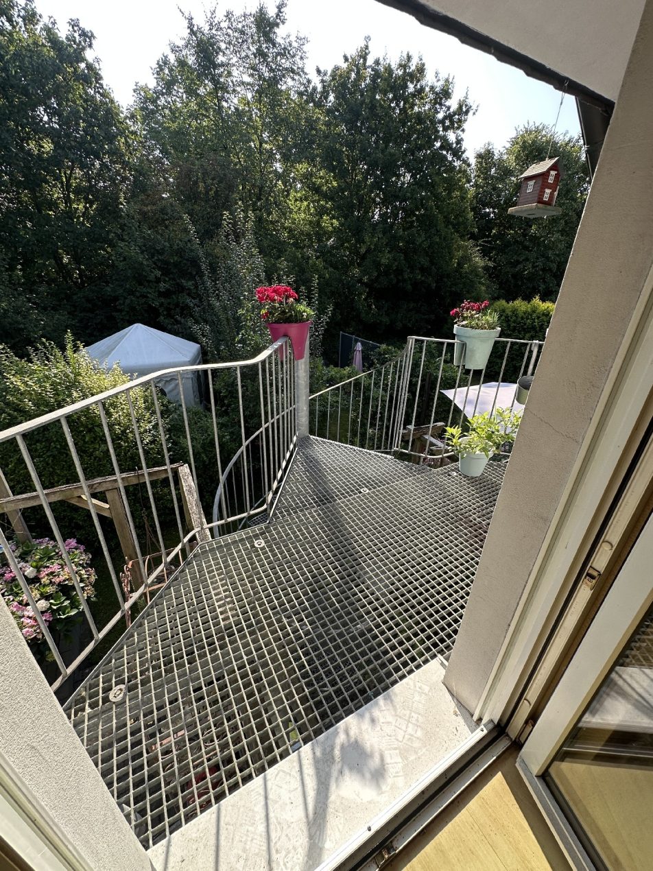 Treppe in den Garten