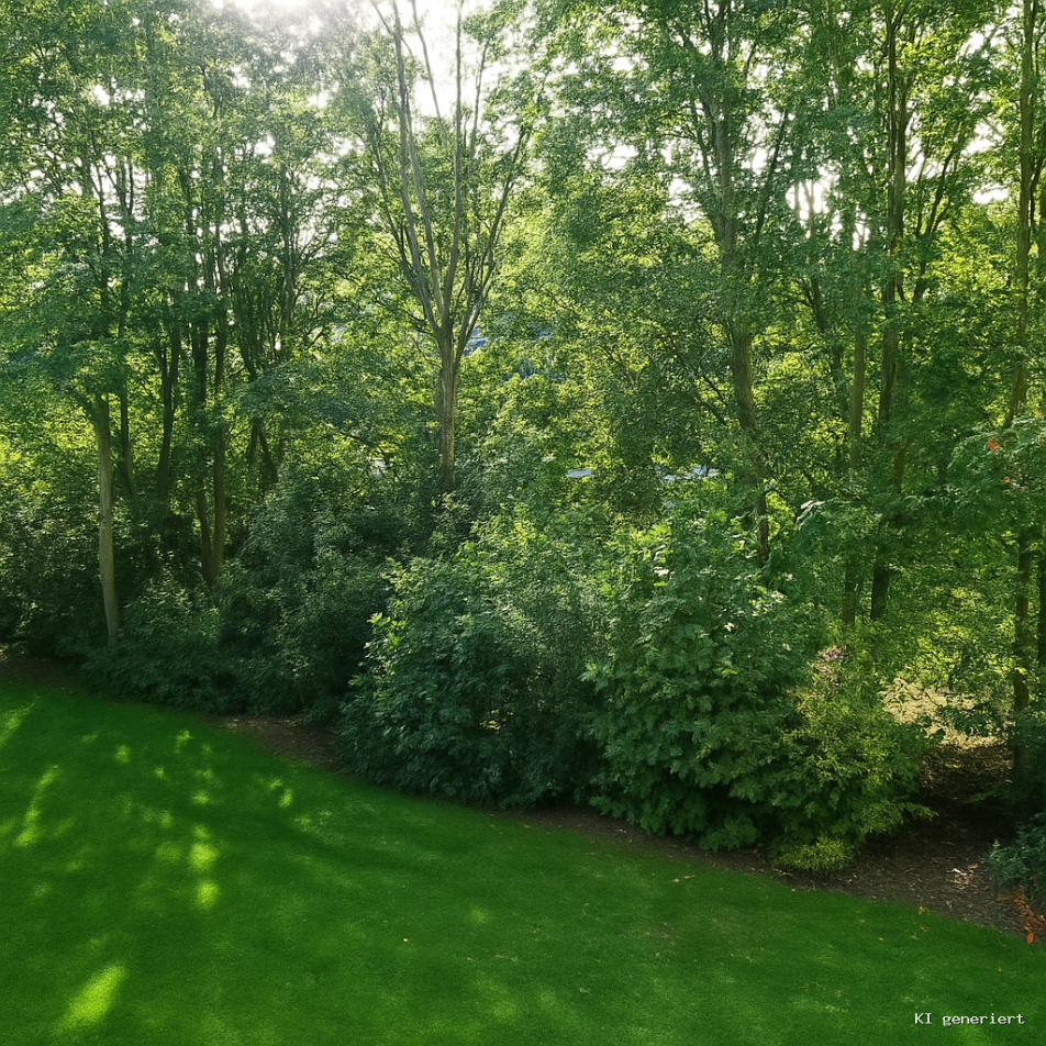 Blick vom Balkon