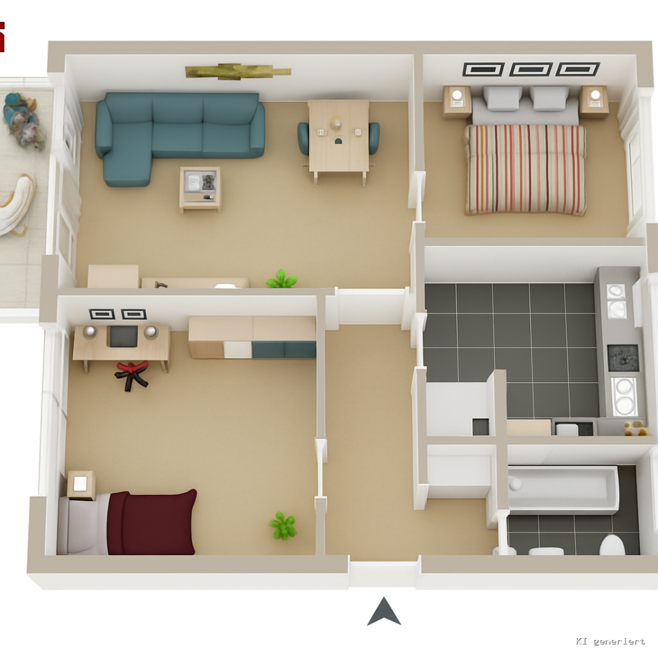 Wohnungsgrundriss