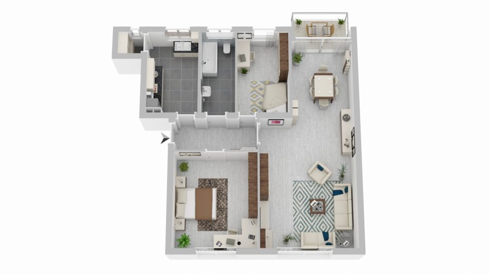 Wohnungsgrundriss