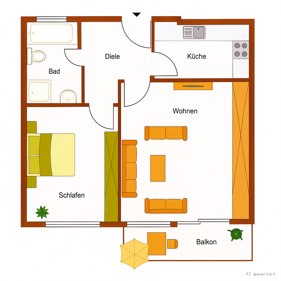 Wohnungsgrundriss